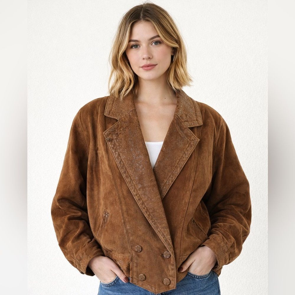 Byrnes and Baker Vintage 1980’s Leather Insulated Jacket